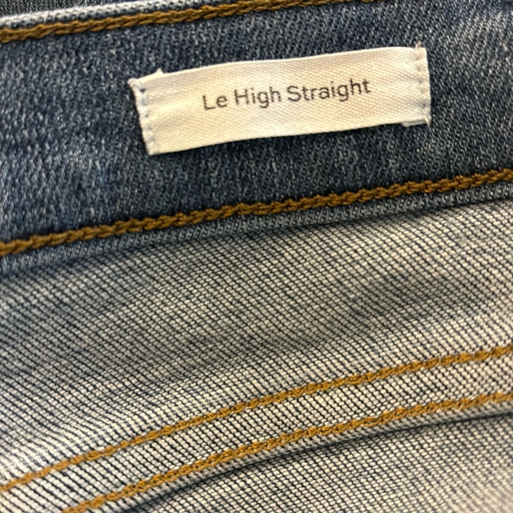 Frame Le High Rise Straight Cropped Stretch Jeans Size 28 - Picture 15 of 16